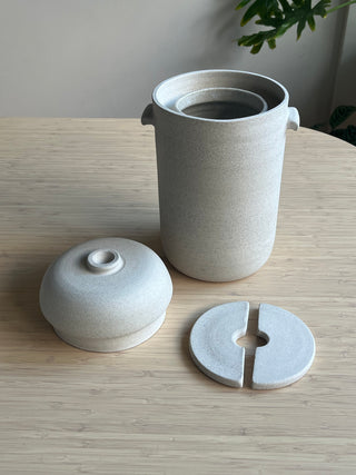 Hand Thrown Fermentation Jar - Pickles, Kimchi & more