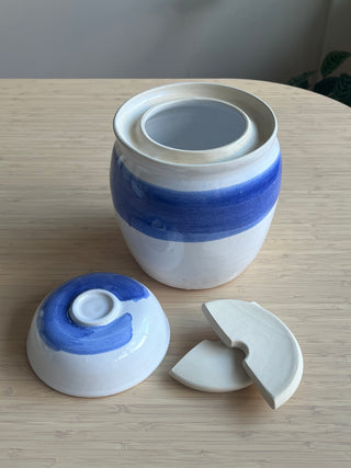 Hand Thrown Fermentation Jar - Pickles, Kimchi & more