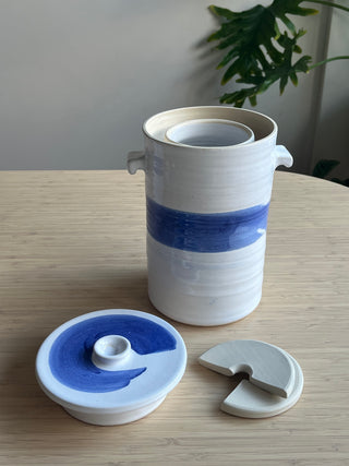 Hand Thrown Fermentation Jar - Pickles, Kimchi & more