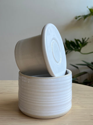***Pre-Order*** Handmade Ceramic Butter Bell – Airtight Butter Keeper