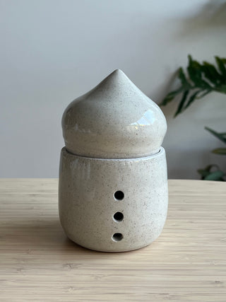 Handmade Ceramic Garlic Container