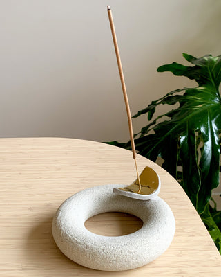 Gold Moon Incense Burner
