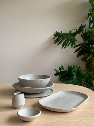 Speckled Serving Ware