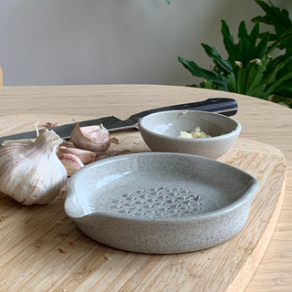 Handmade Ceramic Garlic and Ginger Grater
