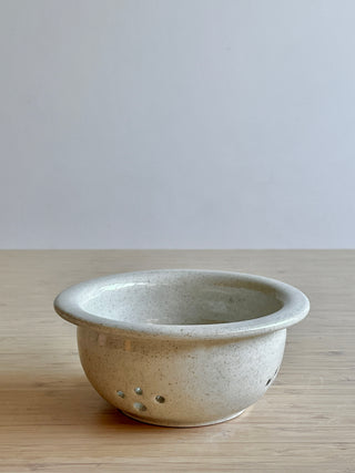 Handmade Ceramic Berry Bowl  – Colander for Rinsing & Serving Berries