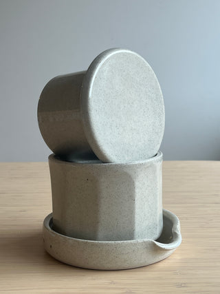 Medium Butter Bell and Garlic Grater Bundle