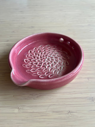 Handmade Ceramic Garlic and Ginger Grater - Herb Stripper Option