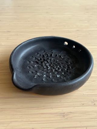 Handmade Ceramic Garlic and Ginger Grater - Herb Stripper Option