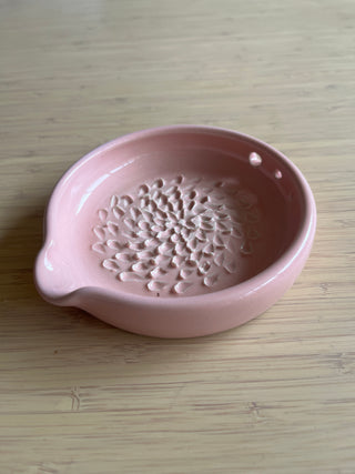 Handmade Ceramic Garlic and Ginger Grater - Herb Stripper Option