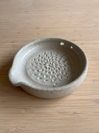 Handmade Ceramic Garlic and Ginger Grater - Herb Stripper Option