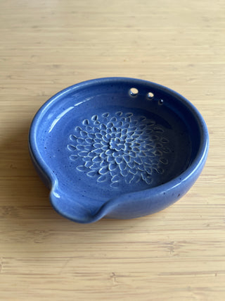 Handmade Ceramic Garlic and Ginger Grater - Herb Stripper Option