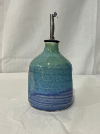 Handmade Ceramic Oil Pourer | Olive Oil Dispenser Bottle