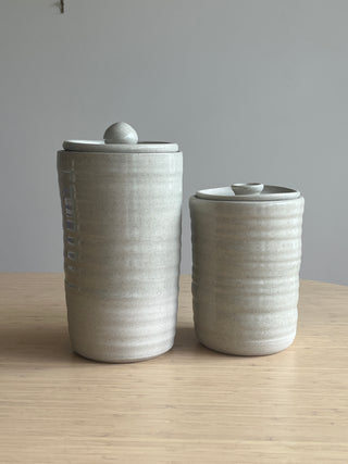 Handmade Ceramic Canisters/ Jars with Lid