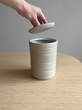 Handmade Ceramic Canisters/ Jars with Lid