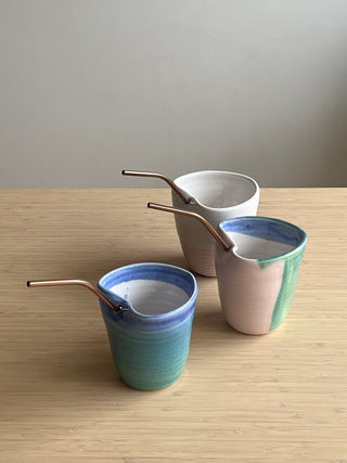 handmade ceramic heart cup
ceramic heart cup with straw
reusable straw cup ceramic
ceramic smoothie cup
matcha cup ceramic
iced coffee ceramic cup
handmade drinkware Australia
ceramic tumbler with straw