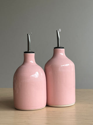 Handmade Ceramic Oil Pourer | Olive Oil Dispenser Bottle