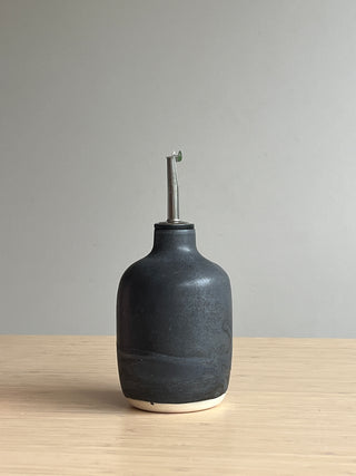 Handmade Ceramic Oil Pourer | Olive Oil Dispenser Bottle