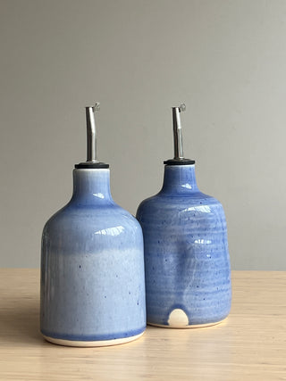Handmade Ceramic Oil Pourer | Olive Oil Dispenser Bottle