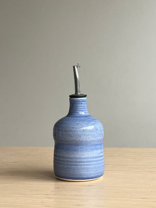 Handmade Ceramic Oil Pourer | Olive Oil Dispenser Bottle