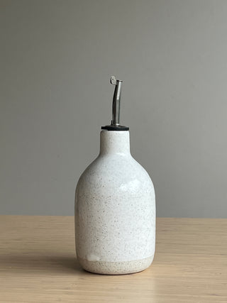 Handmade Ceramic Oil Pourer | Olive Oil Dispenser Bottle