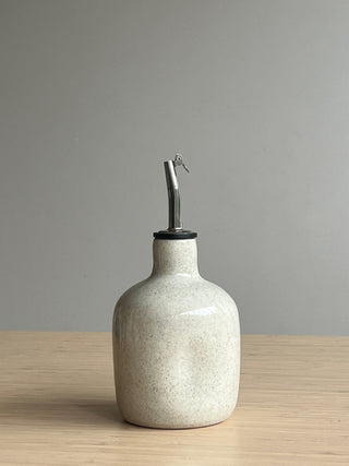 Handmade Ceramic Oil Pourer | Olive Oil Dispenser Bottle