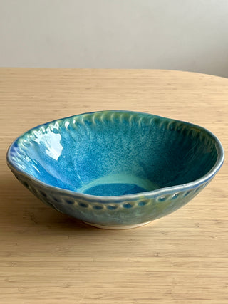 Handmade Ceramic Serving Bowl | Salad & Fruit Bowl