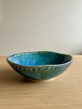 Handmade Ceramic Serving Bowl | Salad & Fruit Bowl