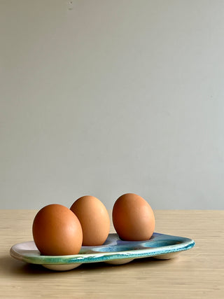 Handmade Ceramic Egg Tray