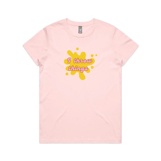 Pink front flat lay