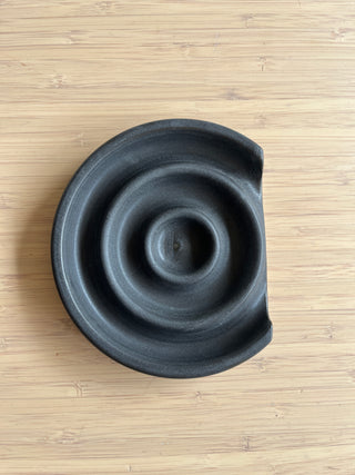 Handmade Ceramic Spoon Rest – High Gloss Glaze, Stove-Side Kitchen Accessory