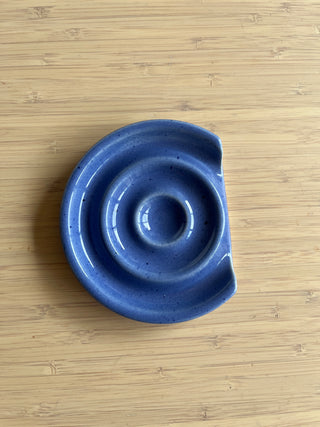 Handmade Ceramic Spoon Rest – High Gloss Glaze, Stove-Side Kitchen Accessory