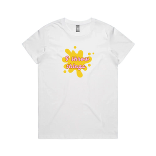 White front flat lay