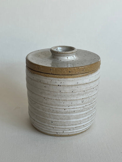 Sugar Jars, Cookie Jars, Lidded Jars