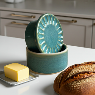 ***Pre-Order***  Handmade Ceramic Butter Bell – Reactive Glaze
