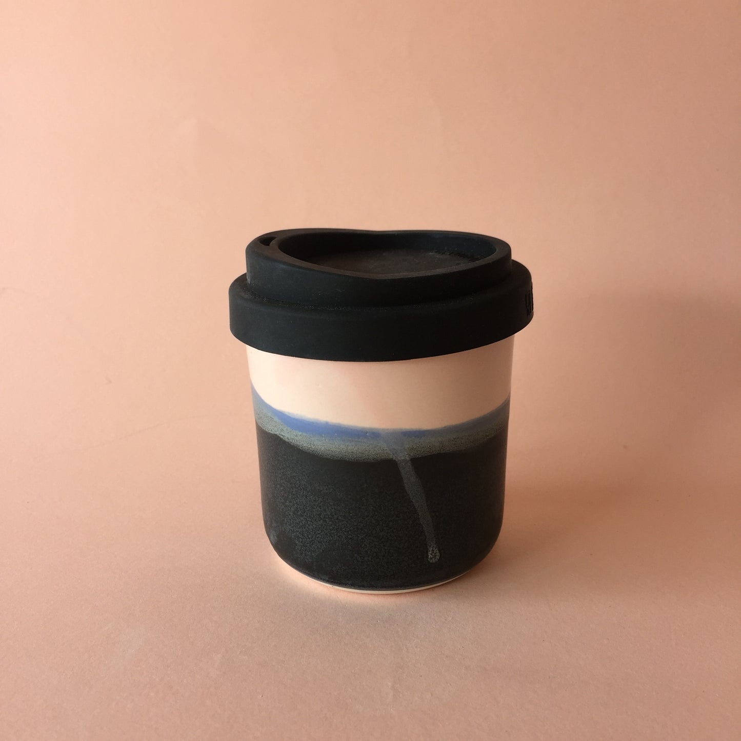 Pink and Black Travel Cup