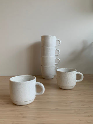 Winter Speckle Stack Mug